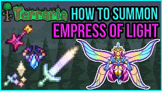 Terraria 14  Empress of Light  New Boss Showcase  ALL Drops [upl. by Nai]