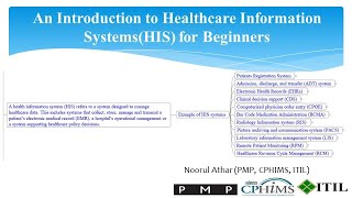 An Introduction to Healthcare Information SystemsHISs for nursing staff [upl. by Nogas]