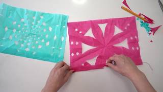 Workshop for Kids  Papel Picado Activity [upl. by Linzy]