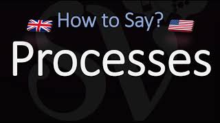 How to Pronounce Processes CORRECTLY Meaning amp Pronunciation [upl. by Anaujik]