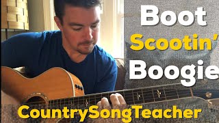 Boot Scootin Boogie  Brooks amp Dunn  Beginner Guitar Lesson [upl. by Felecia]