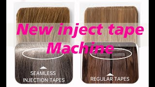 Automatic injection tape hair extension machineauto less visible hair knot injection tape hair [upl. by Ennaihs]