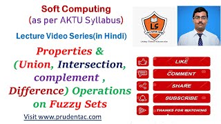 Properties and operations on fuzzy sets  Unionintersectiondifference and complement operation [upl. by Hadnama]