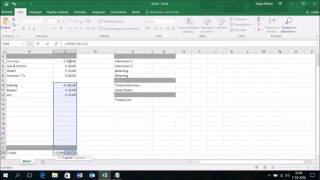 Maak een simpele administratie in excel [upl. by Bat]