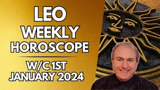 Leo Horoscope Weekly Astrology from 1st January 2024 [upl. by Agee]