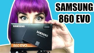 Samsung SSD EVO 860  UNBOX amp INSTALL [upl. by Ulric]