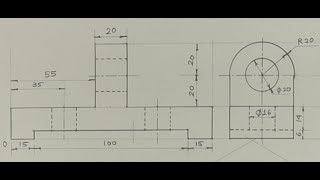 Isometric view  Technical drawing  Engineering drawing [upl. by Fogarty]