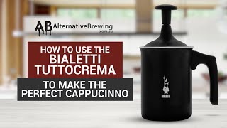 How to Use the Bialetti Tuttocrema Milk Frother [upl. by Bakerman549]