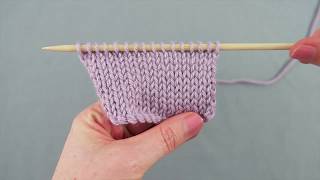 How to knit Stocking Stitch [upl. by Arul]