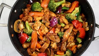 Perfect Chicken Stir Fry  Chicken Vegetable Stir Fry [upl. by Frederique]