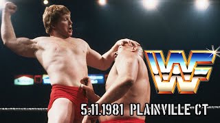 WWF Plainville CT  May 11th 1981 Results Bob Backlund vs Killer Khan [upl. by Cord]