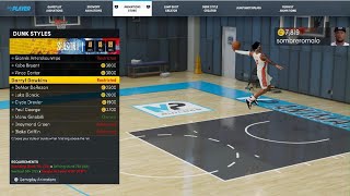 NBA 2K22 All Dunk Animations [upl. by Cacka]