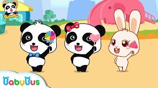 Baby Panda Shares Candies  Different Shaped Lollipops  Kids Love Sharing  BabyBus [upl. by Lundgren]