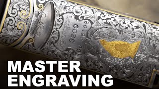 The Artistic Gun  Gun Engraving By Hand featuring Jesse Kaufman [upl. by Stronski]