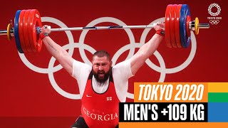 🏋️‍♂️ Mens 109 kg Weightlifting  Tokyo Replays [upl. by Abehshtab229]