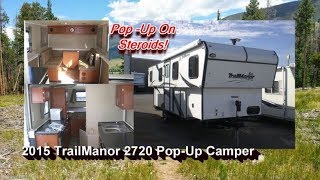 PreOwned 2015 TrailManor 2720 PopUp Camper  Mount Comfort RV [upl. by Greenwald433]