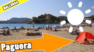 Peguera Majorca Spain Tour of beach and resort [upl. by Aiceled270]