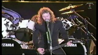 Metallica  RARE VIDEO  Disposable Heroes  Milton Keynes UK 1993 [upl. by Atirahc]