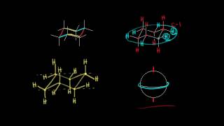 Drawing chair conformations  Organic chemistry  Khan Academy [upl. by Sheilah]