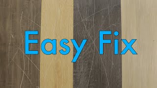 How To Fix Scratches in Vinyl Plank Hardwood and Laminate Floors [upl. by Mcarthur]