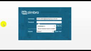 How to Login Zimbra Mail [upl. by Eerehs]