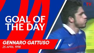 GOAL OF THE DAY  Genarro Gattuso v Hearts v 1998 [upl. by Conrad]