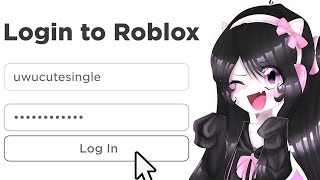 I HACKED UWUCUTESINGLE ROBLOX ACCOUNT 💀 [upl. by Hooker]