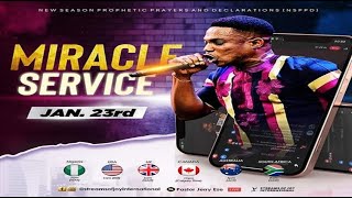 MIRACLE SERVICE NSPPD  23RD JANUARY 2023 [upl. by Neiluj]