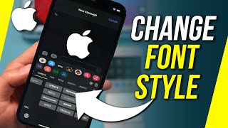 How To Change iPhone Font Style [upl. by Fante]