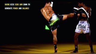 Muay Thai Roundhouse Kick instructional [upl. by Yejus]