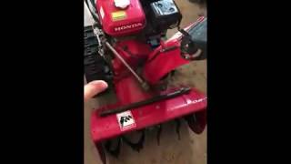 Honda HS 724 Snow blower features review [upl. by Nnylodnewg268]