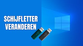 Schijfletter veranderen en toekennen in Windows 10 [upl. by Candra717]