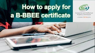 How to apply for a BBBEE certificate via eServices [upl. by Aret275]