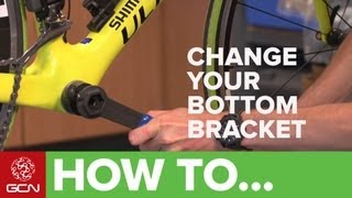 How To Change A Shimano Bottom Bracket [upl. by Crane]