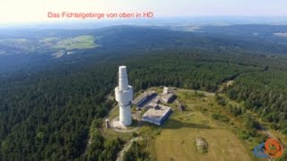 Das Fichtelgebirge von oben  Droneflight over FichtelMountains [upl. by Colner324]