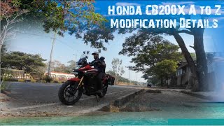 Honda CB200X A to Z Modifications [upl. by Sevy]