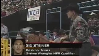 2002 NFR Sid Steiner Highlights [upl. by Egiedan]