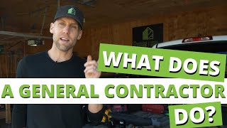 What Does A General Contractor Do [upl. by Ainessej]