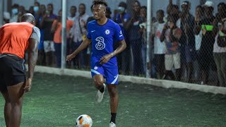 Callum Hudson Odoi plays soccer in Ghana  Highlights Skills amp Goals [upl. by Altis]