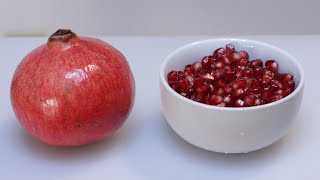 How to Eat a Pomegranate  Pomegranate Taste Test [upl. by Inaj622]