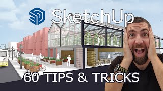 60 Sketchup Tips and Tricks [upl. by Hahsia797]