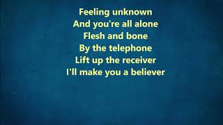 Depeche Mode  Personal Jesus Lyrics [upl. by Aihsinyt913]