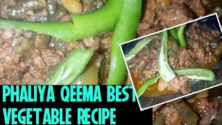 PHALIYA QEEMA  Recipe by Health kitchen vegetables [upl. by Pallaten]