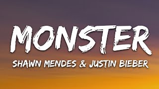 Shawn Mendes Justin Bieber  Monster Lyrics [upl. by Koller799]