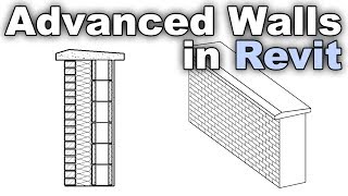 Advanced Walls in Revit Tutorial [upl. by Ecinwahs]