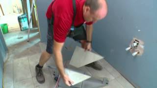 How To Tile A Shower Base  DIY At Bunnings [upl. by Eilyk]