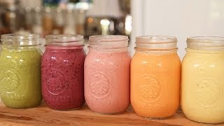 5 Healthy Breakfast Smoothies [upl. by Trescott600]