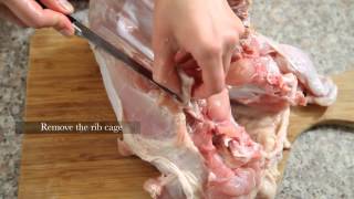 How to Bone Turkey Breast [upl. by Tellford]