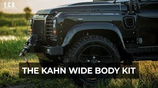 CUSTOM DEFENDER AND THE KAHN WIDE BODY KIT  quotBehind the Buildquot EP 24  ECD Automotive Design [upl. by Nnov332]