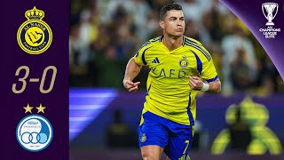 Ronaldo amp Durán fire Al Nassr through  Al Nassr KSA  Esteghlal FC IRN  Highlights ACL Elite™ [upl. by Edgar]